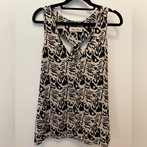 Alisha Levine 100% Silk Racerback Tank